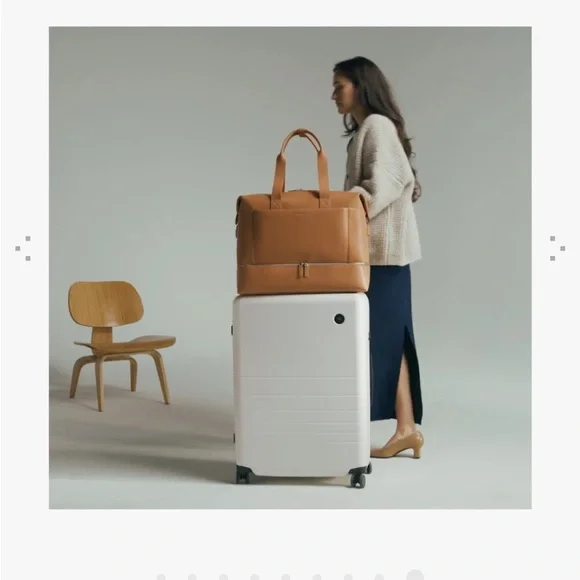 Vegan Brown Leather Tote Bag from MONOS: Bags